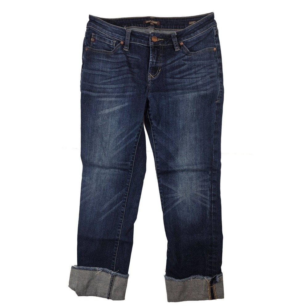 Dear John Playback Cuffed Cropped Straight Leg Women's Size 28